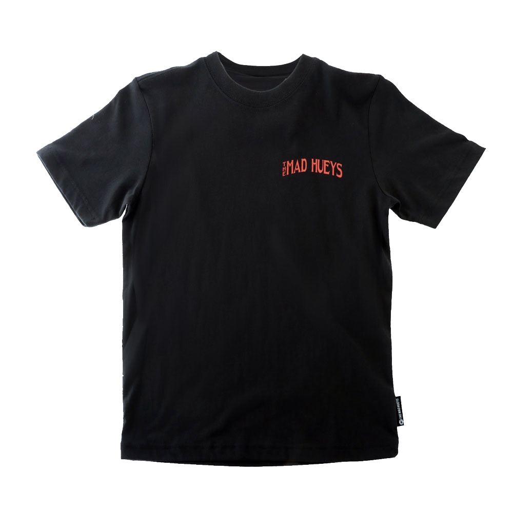 The Mad Hueys Chomping Chums Kids T-Shirt Vintage Black 10