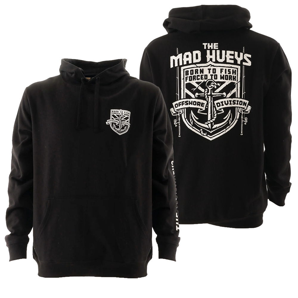 The Mad Hueys League Anchor Mens Pullover Fleece Hoodie