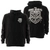 The Mad Hueys League Anchor Mens Pullover Fleece Hoodie Black 2XL