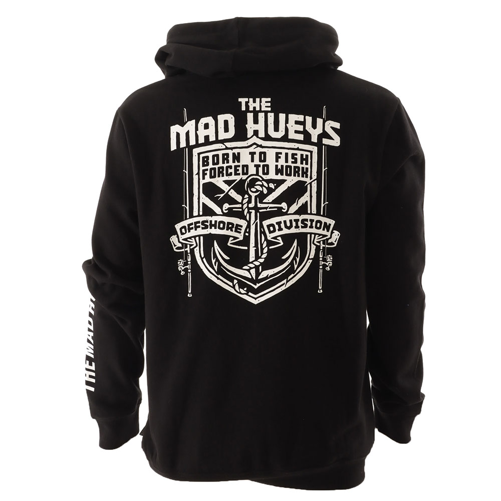 The Mad Hueys League Anchor Mens Pullover Fleece Hoodie