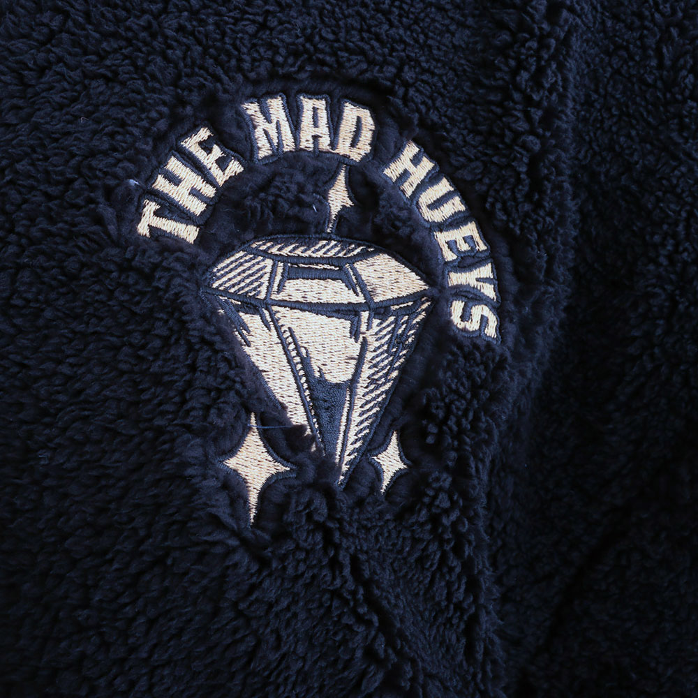 The Mad Hueys Close To The Chest Women's Quarter Zip Hoodie Black L
