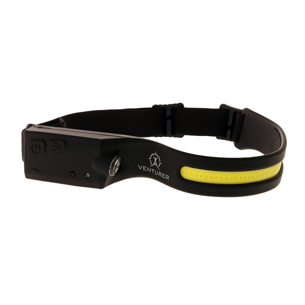 Venturer Motion Sensor Rechargeable LED Headlamp / Worklight 350LM