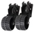 Folding Dinghy Launching Wheels for Inflatable Boats Black
