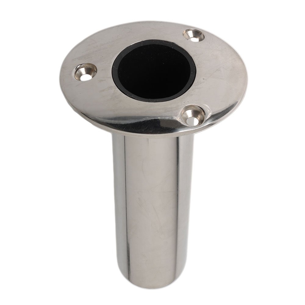 Flush Mount Rod Holder with Drain 90-Degree