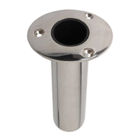Flush Mount Rod Holder with Drain 90-Degree Thumbnail Flush Mount Rod Holder with Drain 90-Degree
