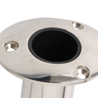 Flush Mount Rod Holder with Drain 90-Degree Thumbnail Flush Mount Rod Holder with Drain 90-Degree