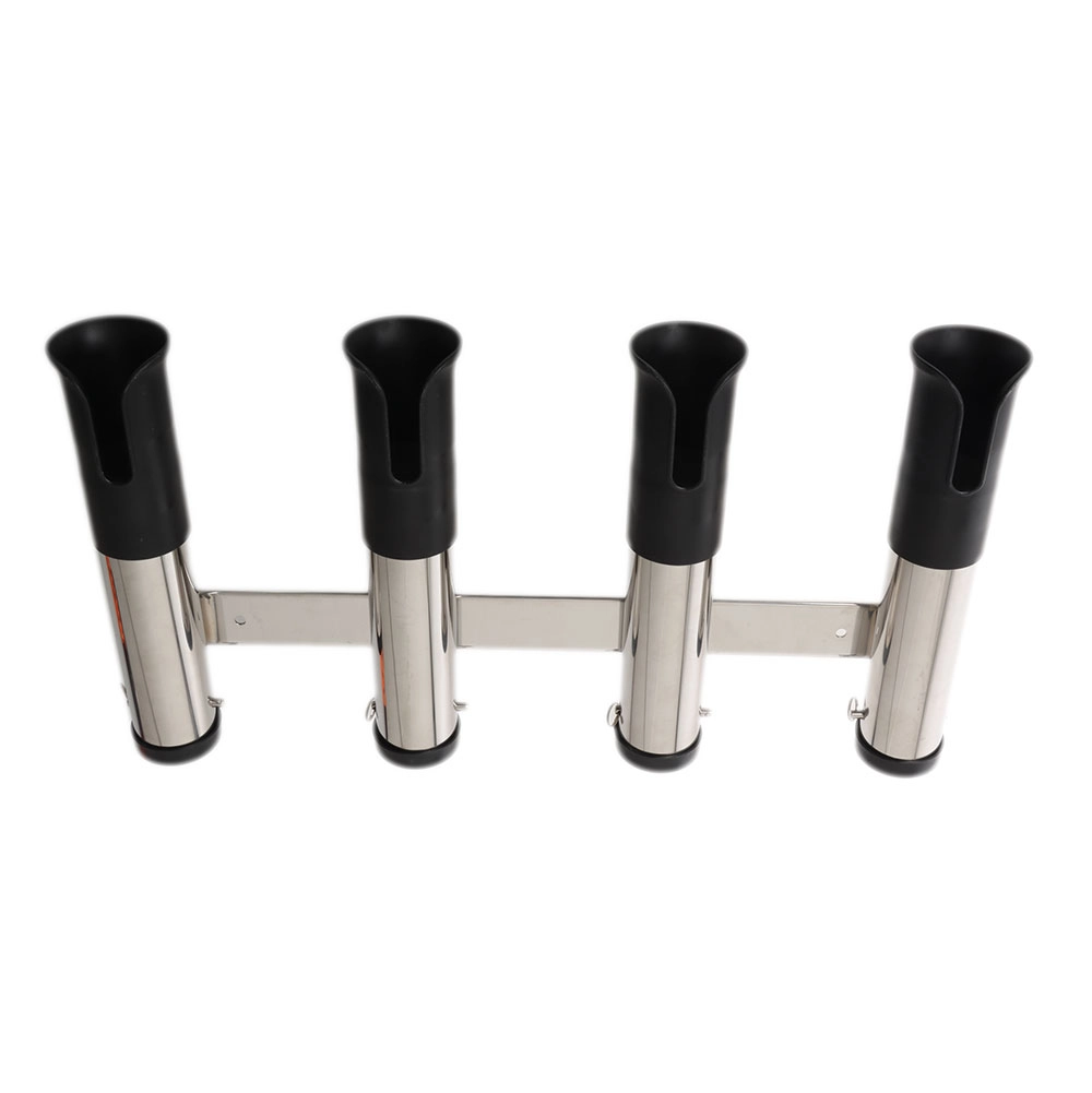 Rod Holder with Pipe Sleeve - Holds 4 Rods - Mounted Rod Holders - Rod ...