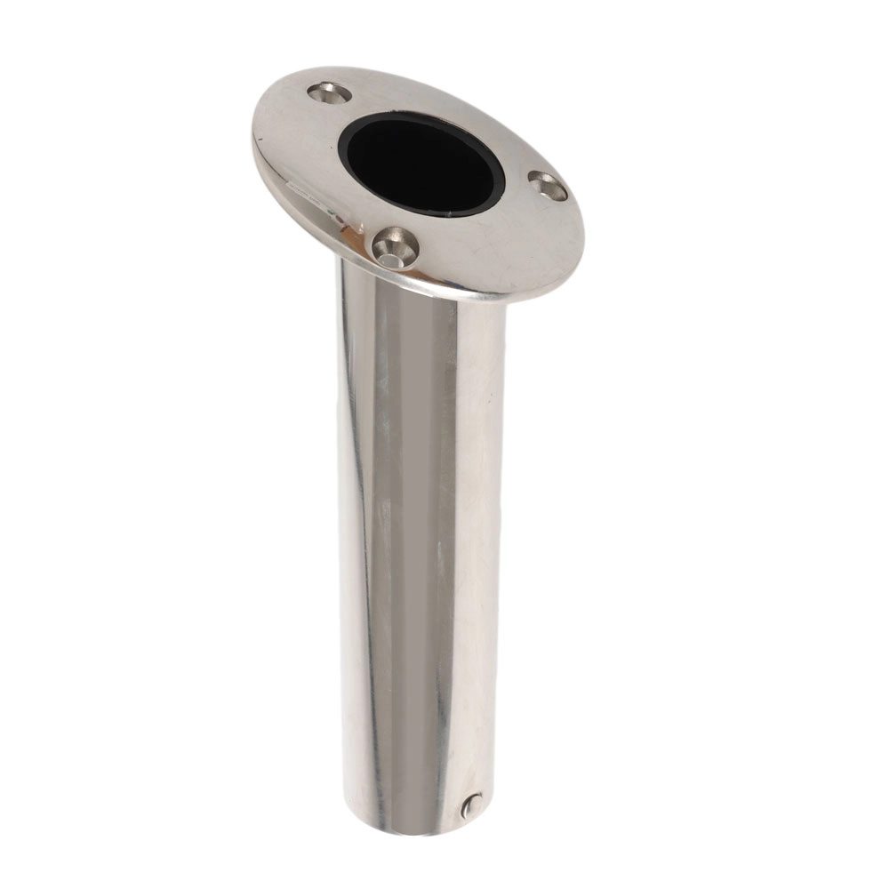 Stainless Steel Flush Mount Rod Holder 15-Degree Stainless Steel Flush Mount Rod Holder 15-Degree