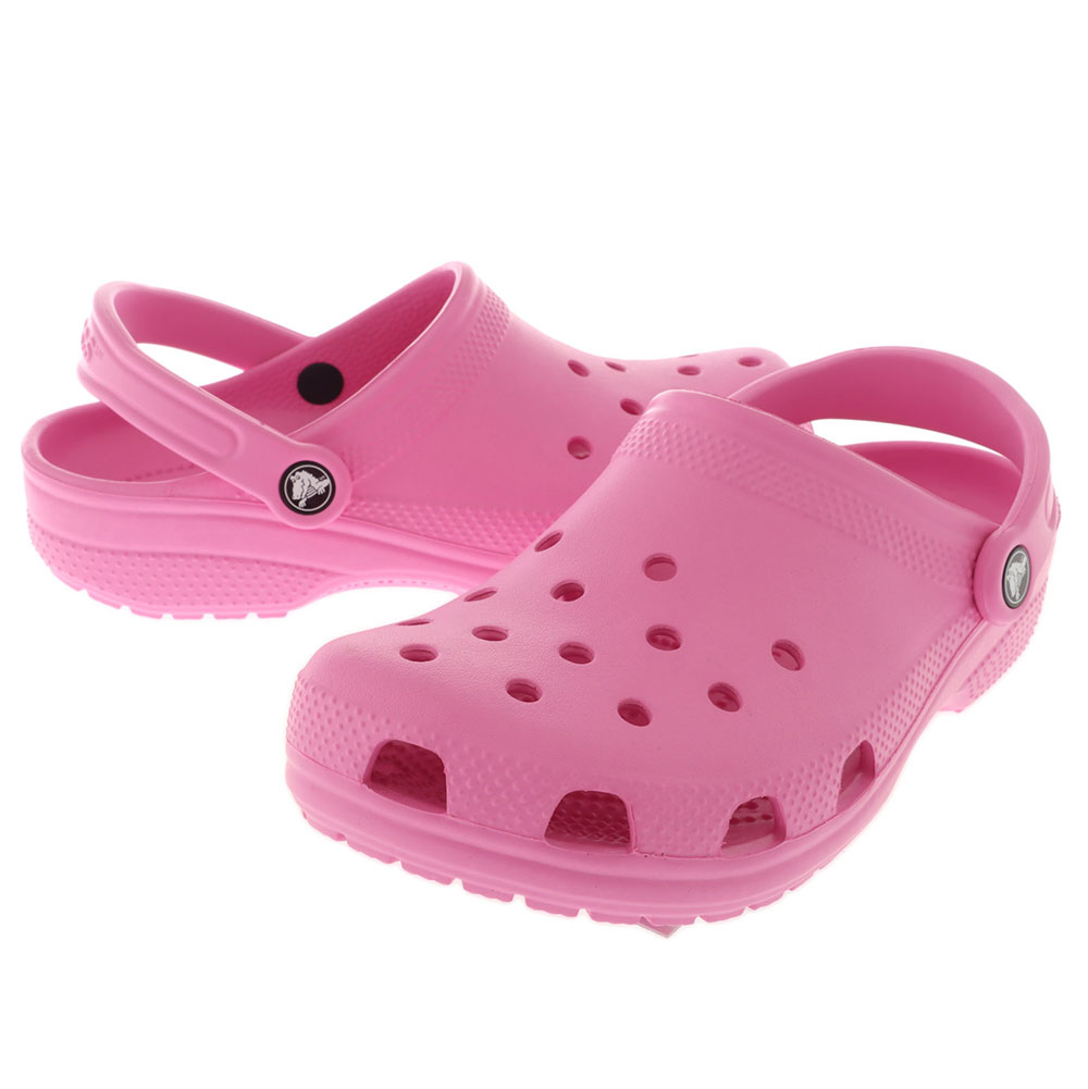 Crocs Classic Kids Easy Slip-On Clogs Taffy Pink J4 / US 4Y