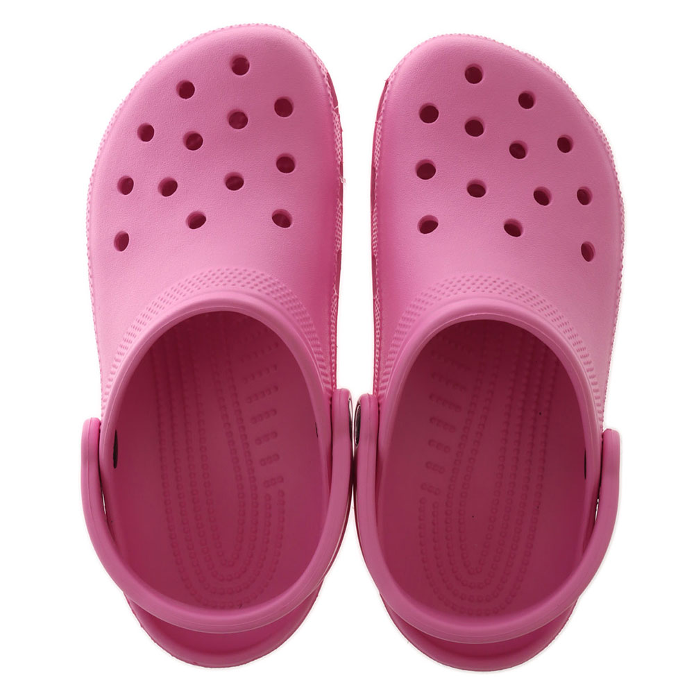Crocs Classic Kids Easy Slip-On Clogs Taffy Pink J4 / US 4Y