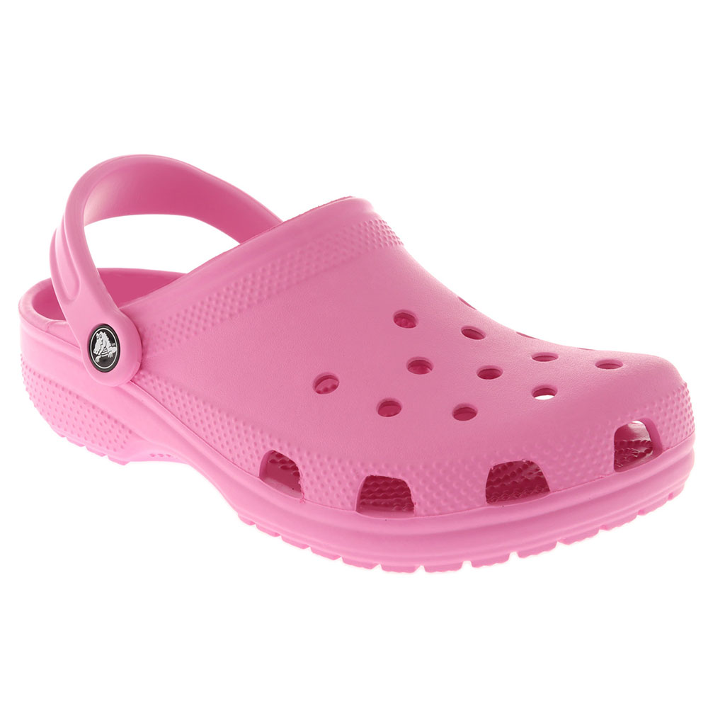 Crocs Classic Kids Easy Slip-On Clogs Taffy Pink J2 / US 2Y