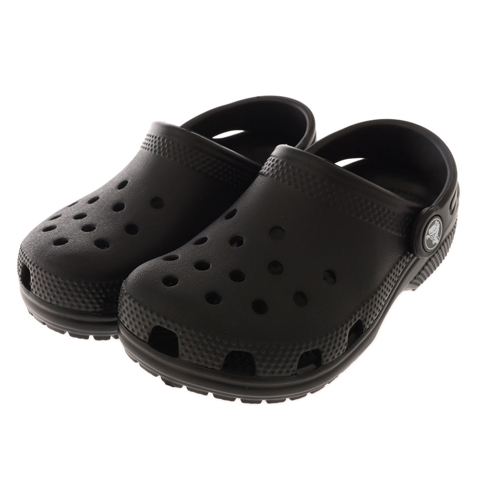 Crocs Classic Toddler Easy Slip-On Clogs Black C6