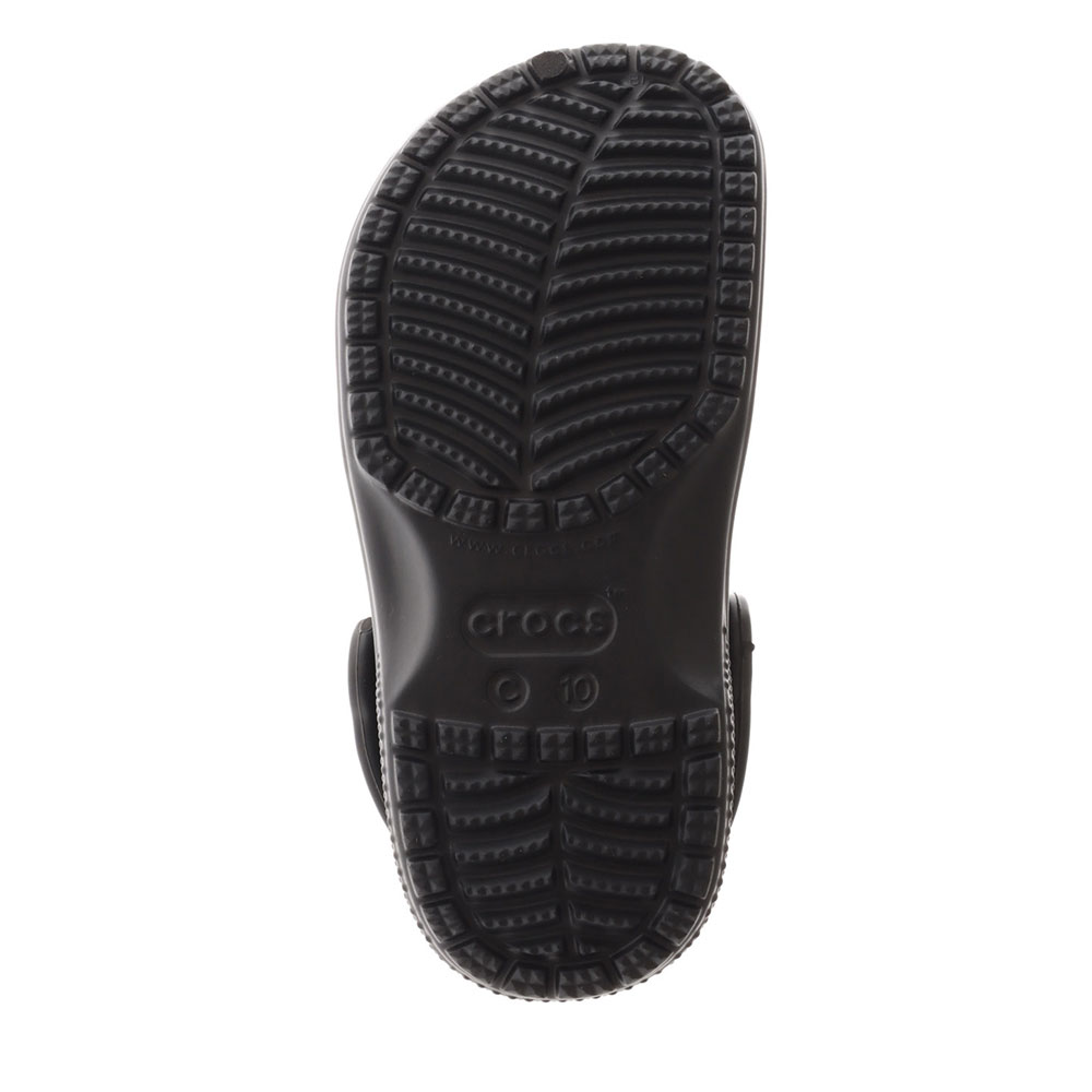Crocs Classic Toddler Easy Slip-On Clogs Black C6