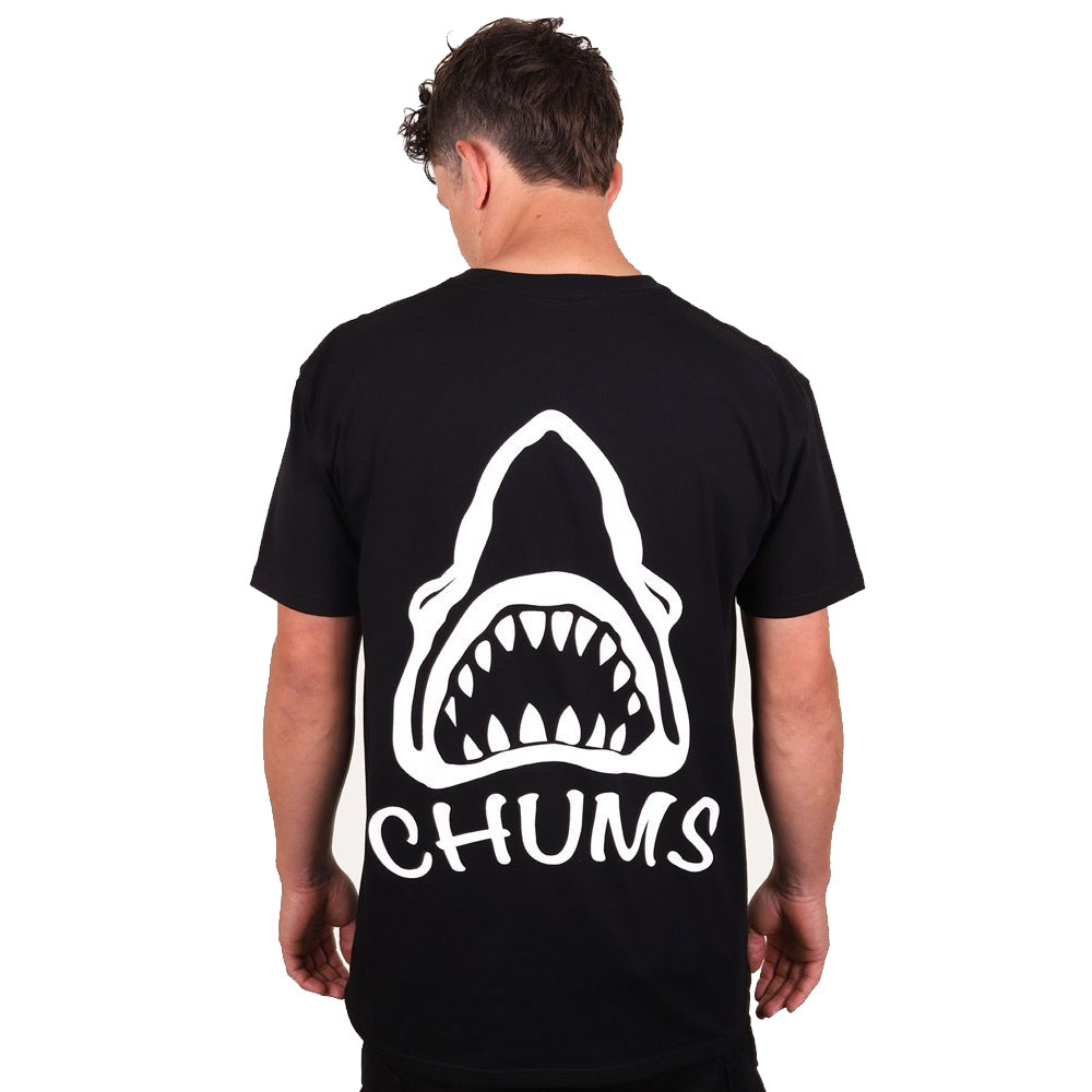 The Chums OG Shark T-Shirt Black XL