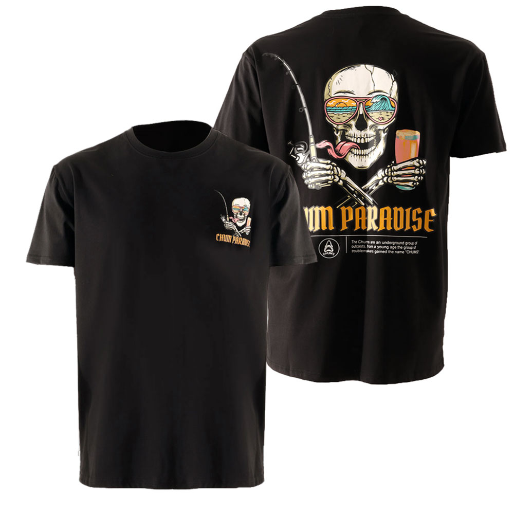 The Chums Paradise T-Shirt Black M