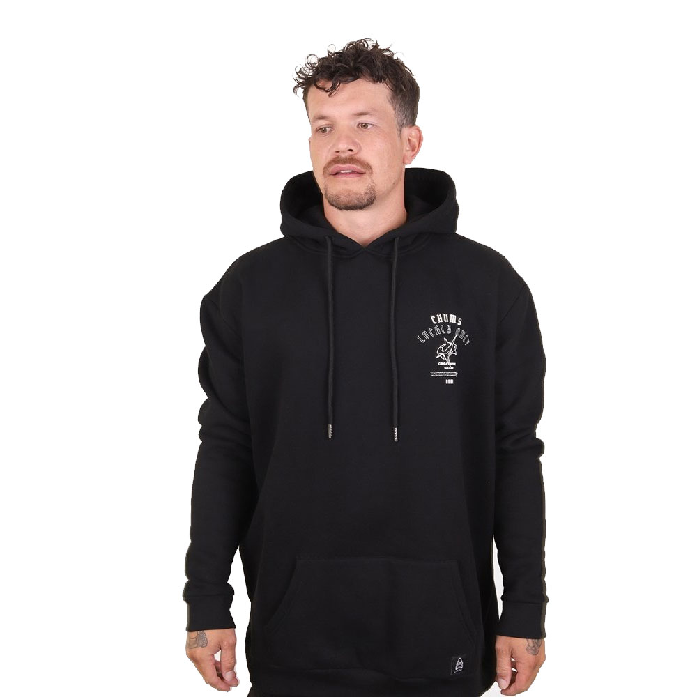 The Chums Great White Hoodie Black 2XL