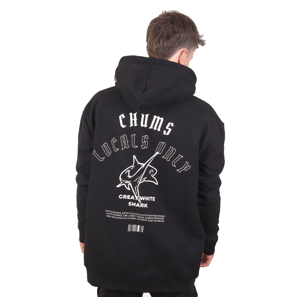 The Chums Great White Hoodie Black 2XL