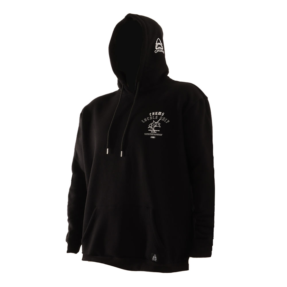 The Chums Great White Hoodie Black 2XL