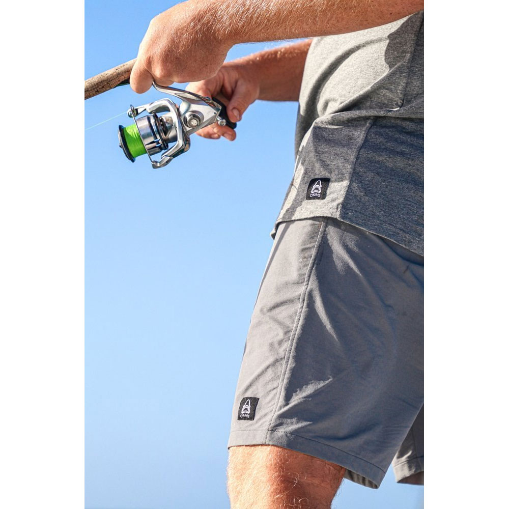 The Chums Reef Gangster 4-Way Stretch Board Shorts L
