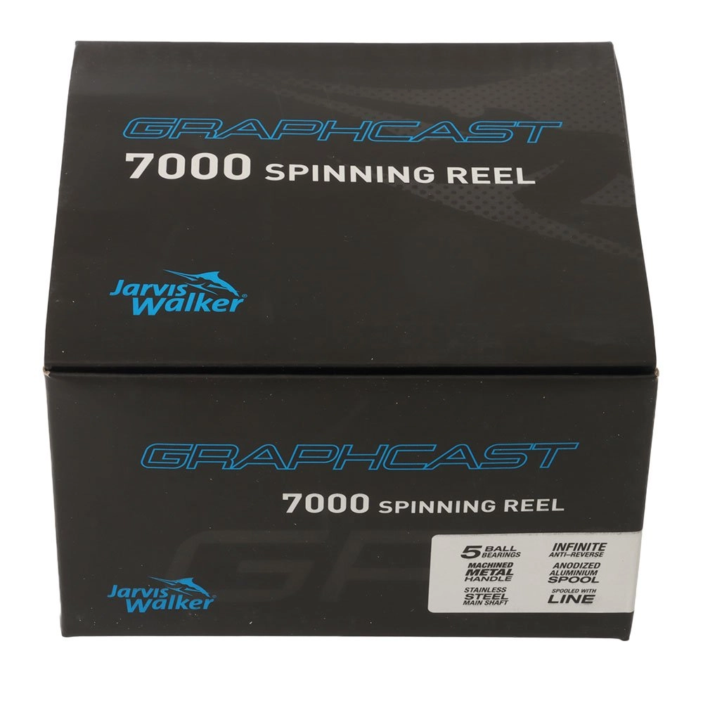 Jarvis Walker Graphcast 7000 Spin Reel Spooled with Line Jarvis Walker Graphcast 7000 Spin Reel Spooled with Line