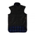 Styx Mill Oilskin Blue Check Wool Lined Province Vest Black L