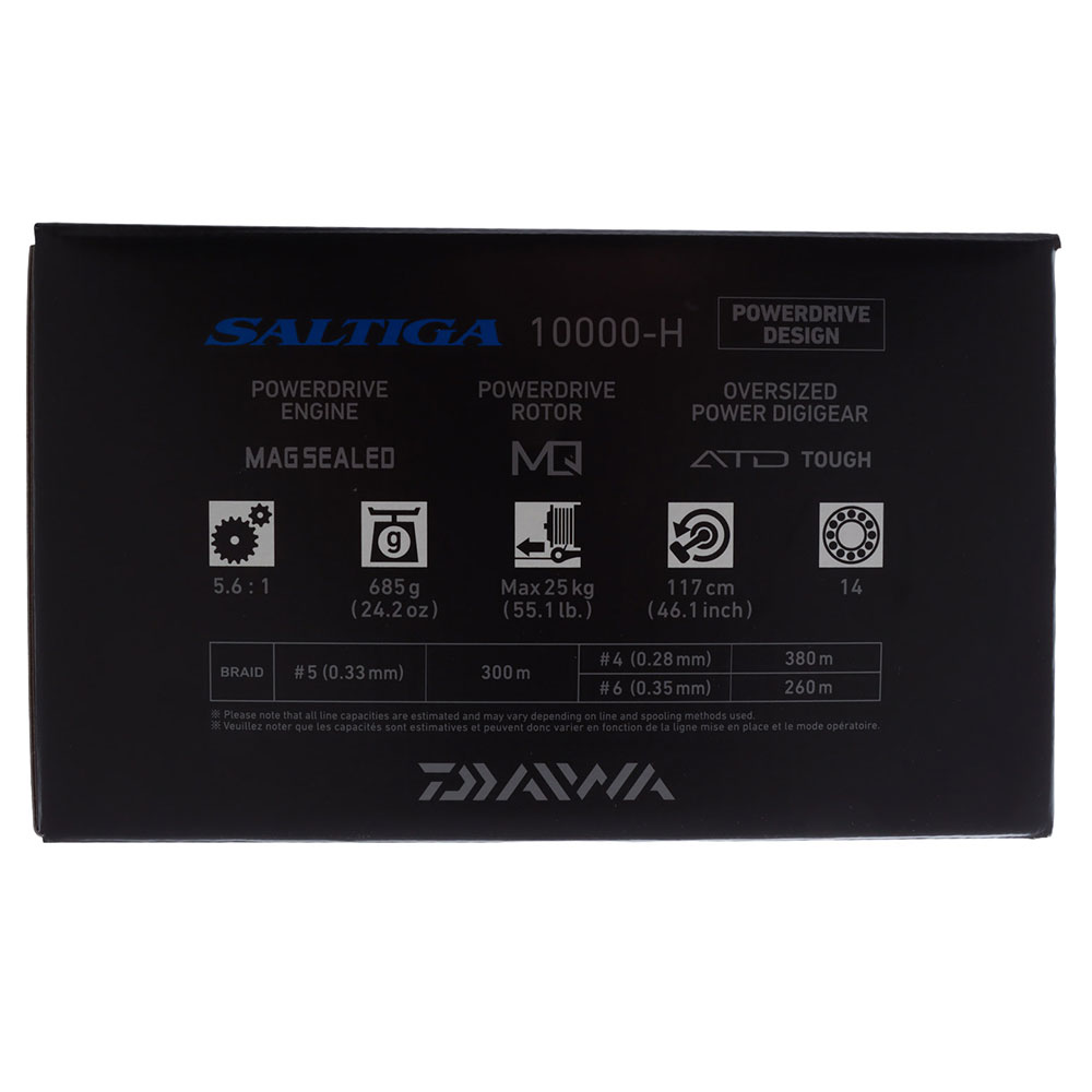 Daiwa 25 Saltiga G 10000-H Spinning Reel