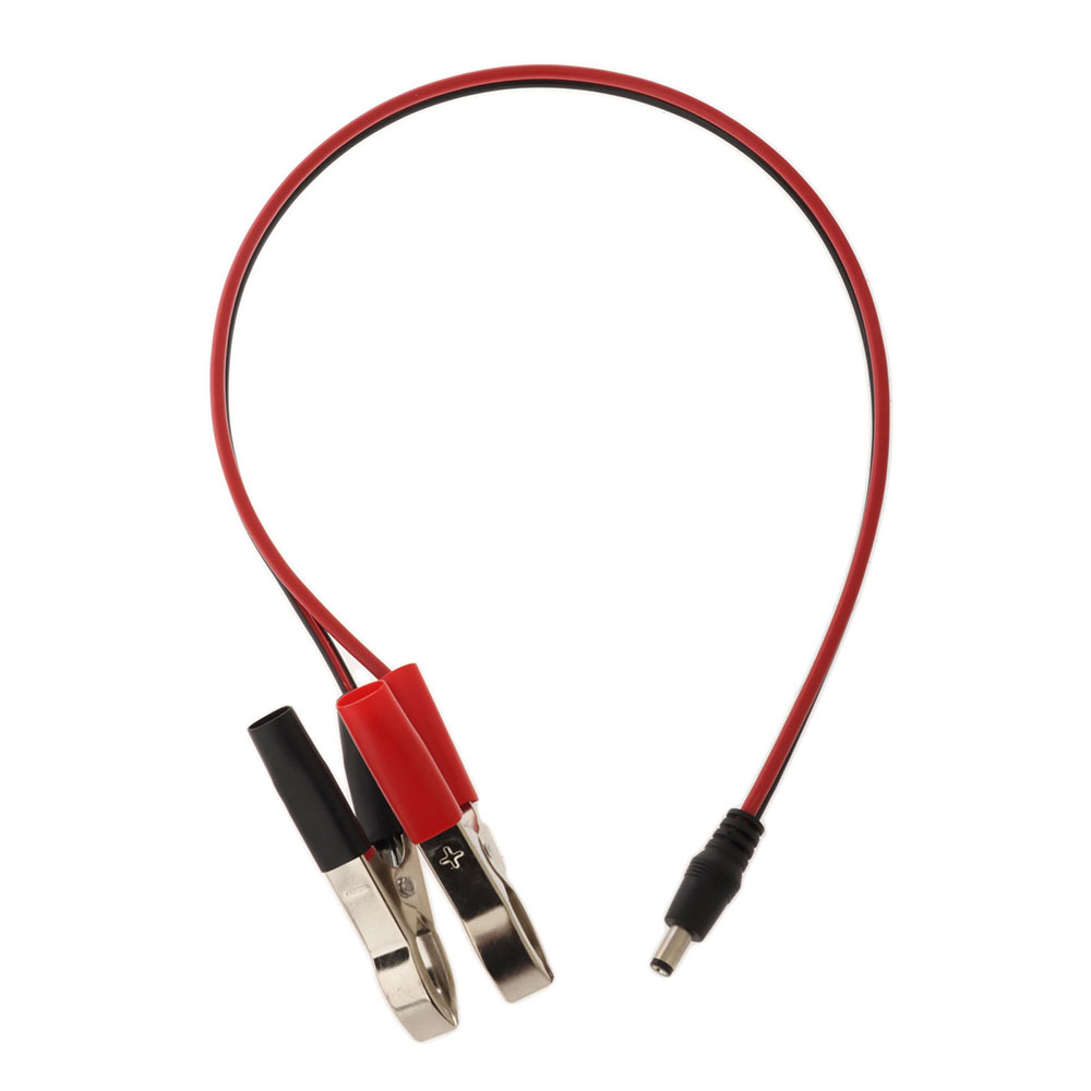 DC5521 Plug to Alligator Clip Connector Cable 50cm