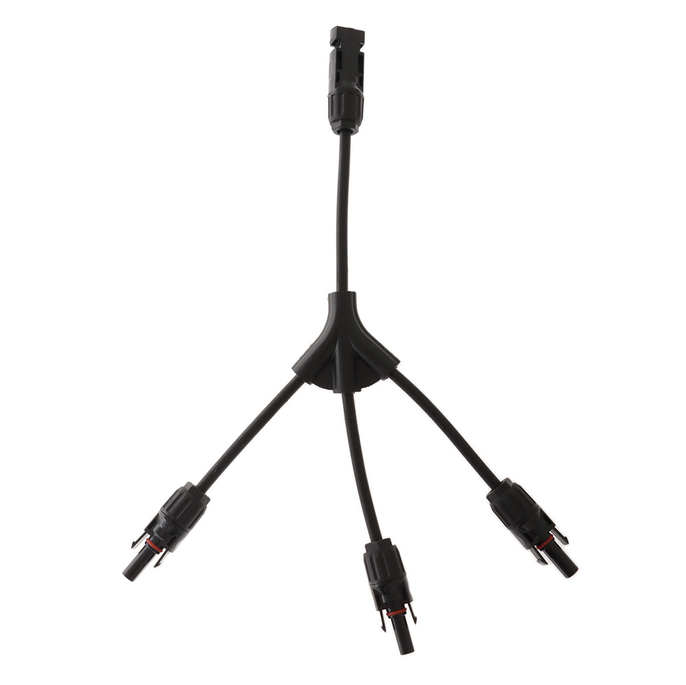 Solar Power PV Y-Branch Solar Panel Connector 2-In 1-Out 1 30A Pair