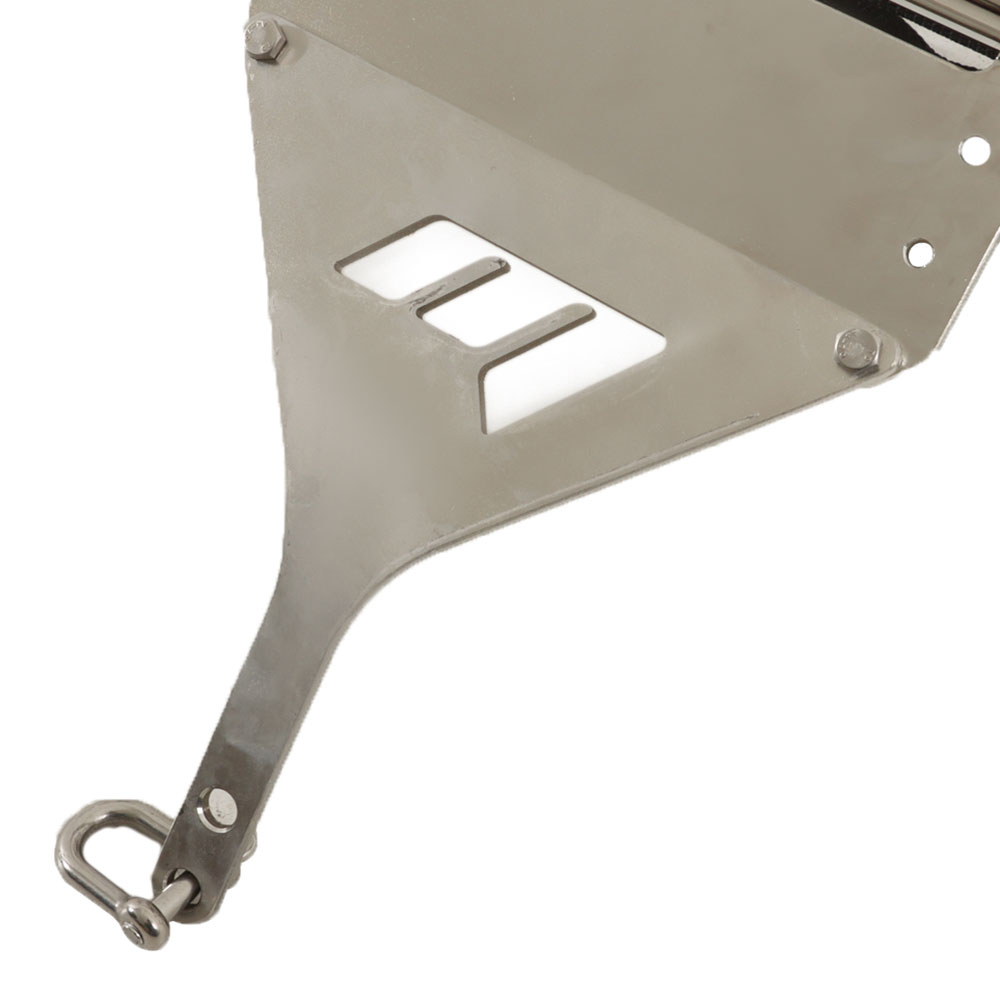 Manta Jet Ski Frame and 70L Icey-Tek Chilly Bin with 5 Rod Holders - Grey