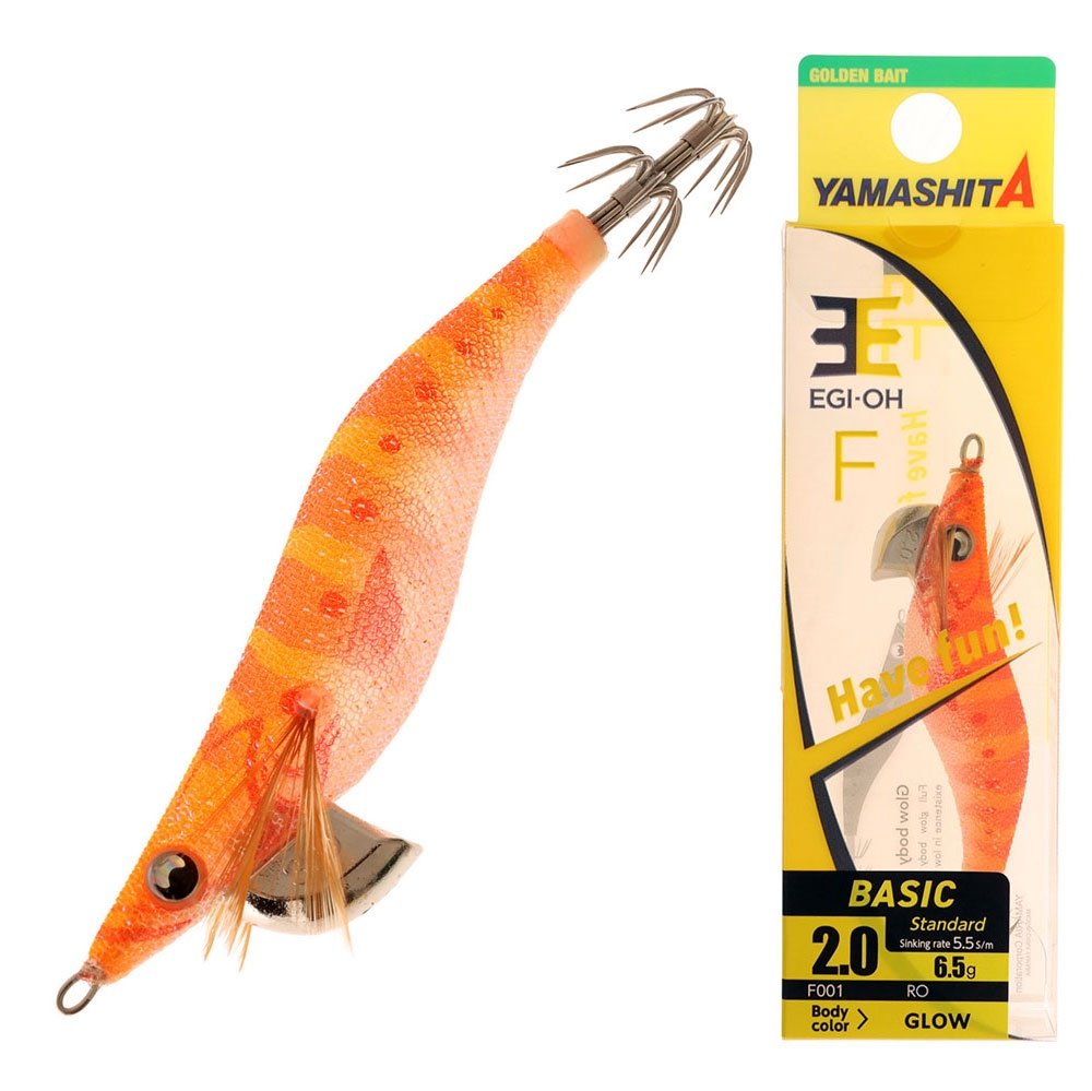 Yamashita EGI-OH F Squid Jig 2.0 60mm La-Me Orange