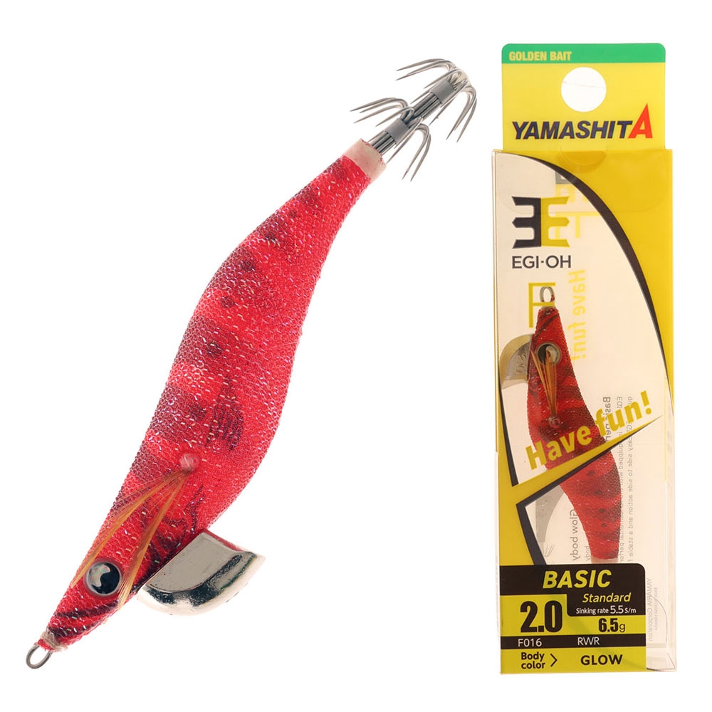Yamashita EGI-OH F Squid Jig 2.0 60mm La-Me Red