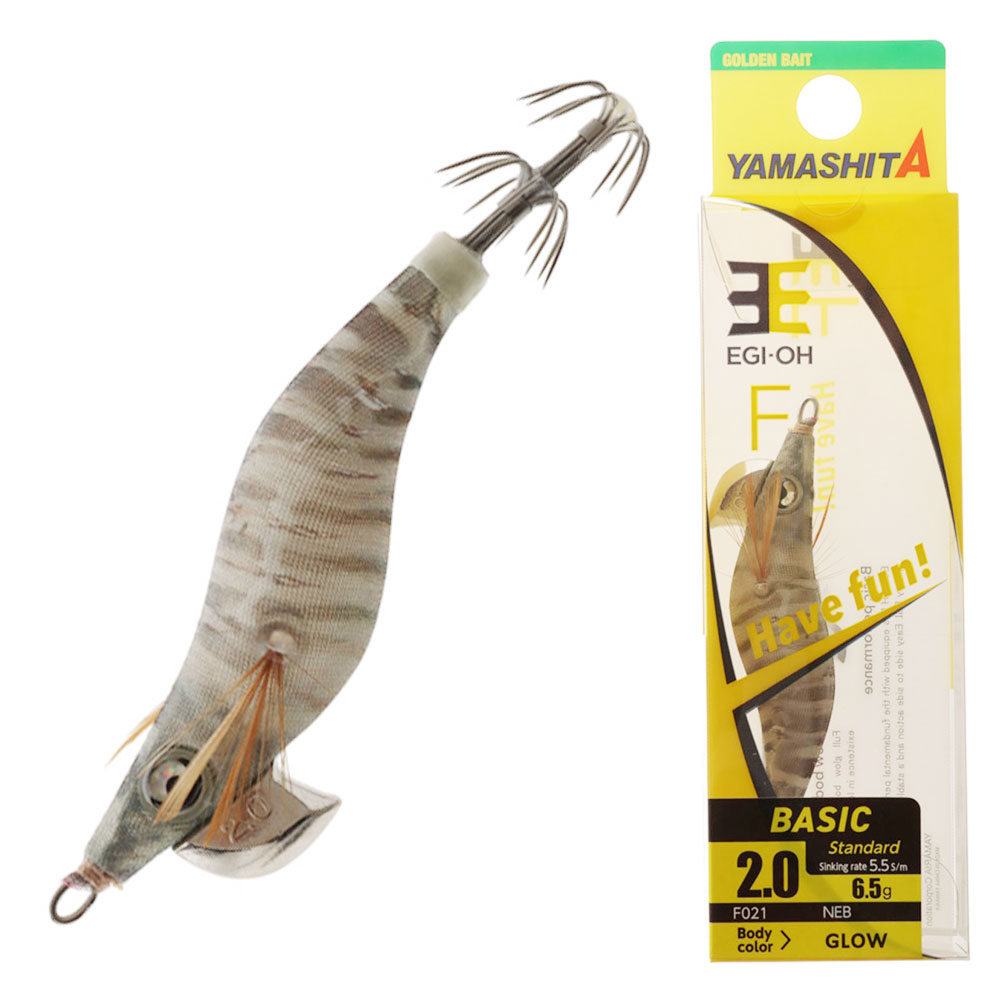 Yamashita EGI-OH F Squid Jig 2.0 60mm Natural Prawn