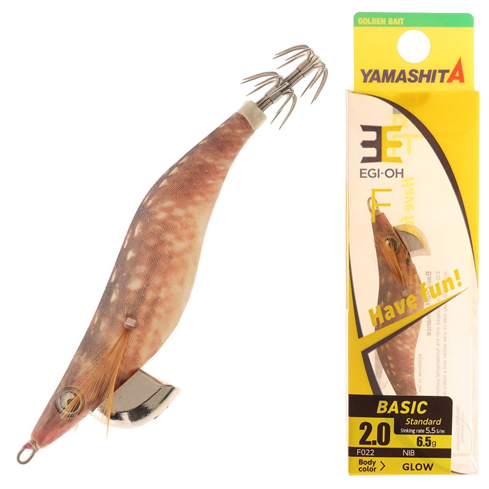 Yamashita EGI-OH F Squid Jig 2.0 60mm Natural Red Ink