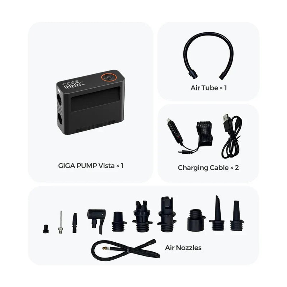 Quest Express Dual-Power Rechargeable Air Shelter Pump