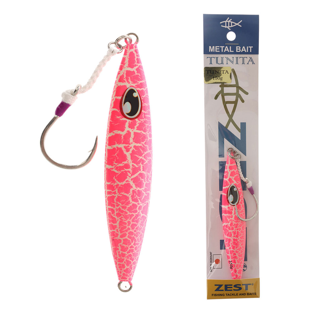 Zest Tunita Jig 150g Pink Crackle
