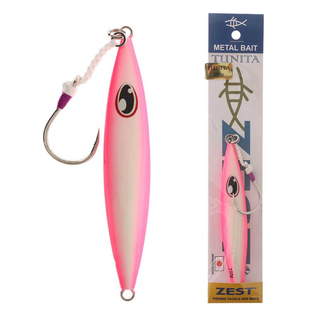 Zest Tunita Jig 200g Lumo Pink