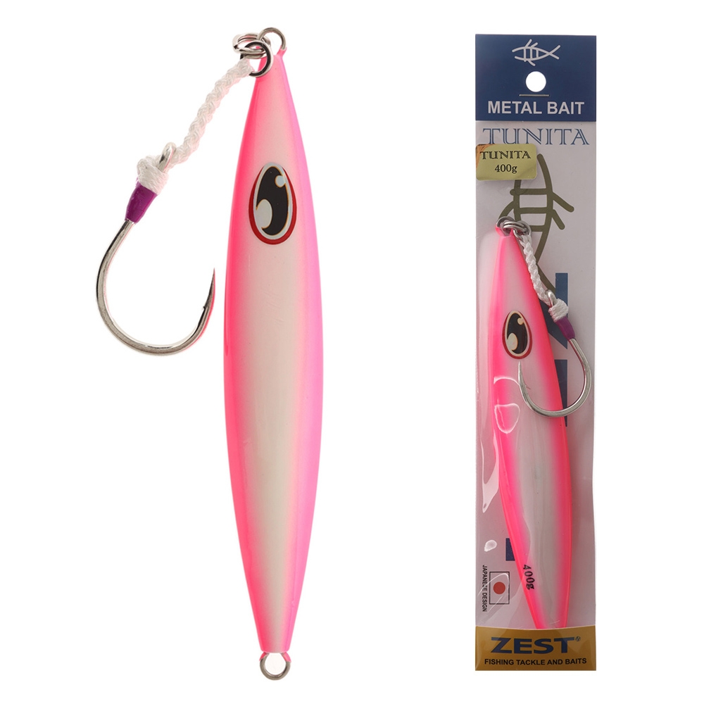 Zest Tunita Jig 400g Lumo Pink