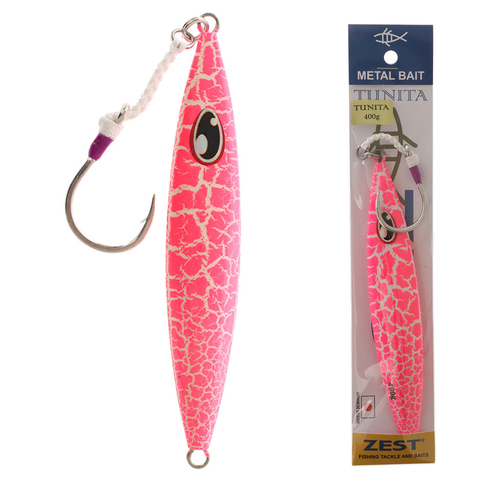 Zest Tunita Jig 400g Pink Crackle