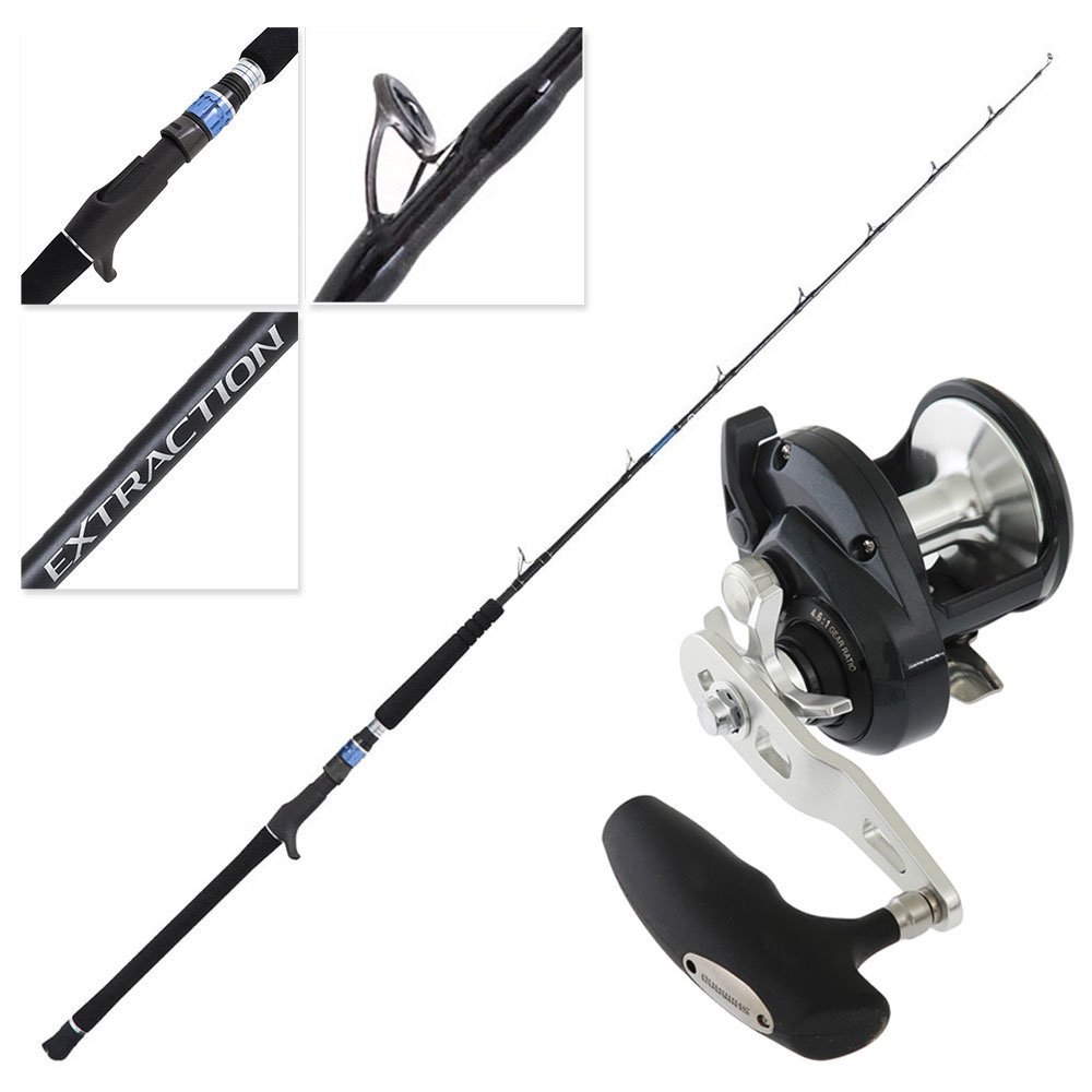 Shimano Torium 20PG Extraction OH Jigging Combo 5ft 5in PE6 2pc
