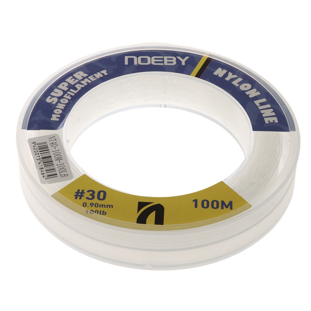 NOEBY Super Mono Leader Clear 100m 100lb