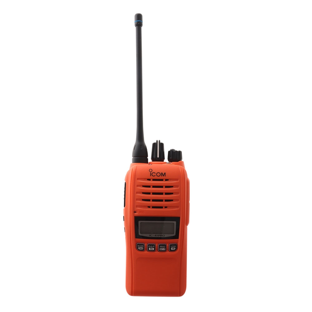 Icom IC-41PRO Waterproof Handheld UHF Radio 5W Orange