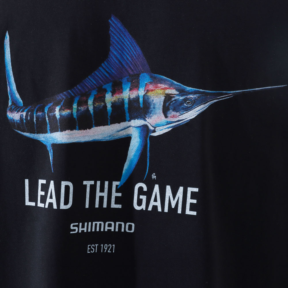 Shimano Lead The Game Mens T-Shirt Marlin