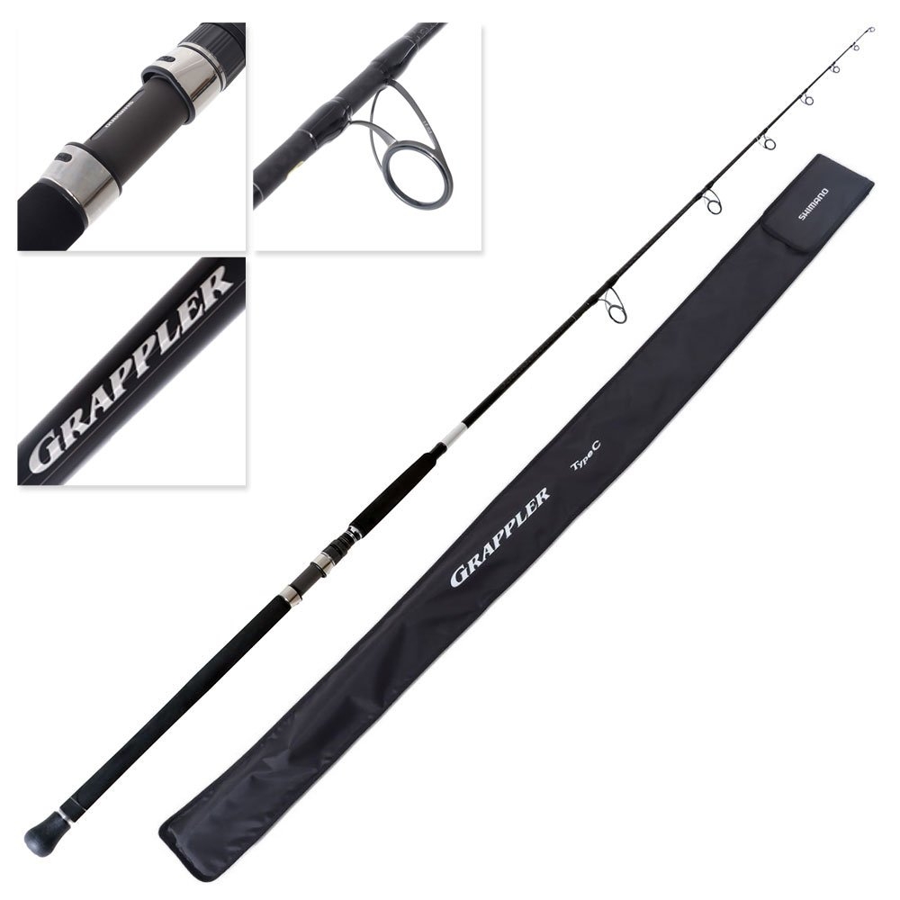 Shimano 25 Grappler Type C S82XH Topwater Spin Rod 8ft 2in PE10 200g 2pc