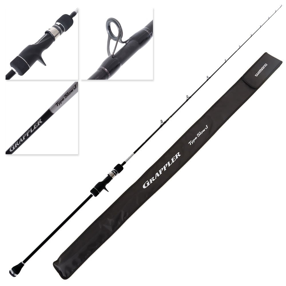 Shimano 25 Grappler Type SJ B664 Slow Jig OH Rod 6ft 6in PE3 330g 2pc