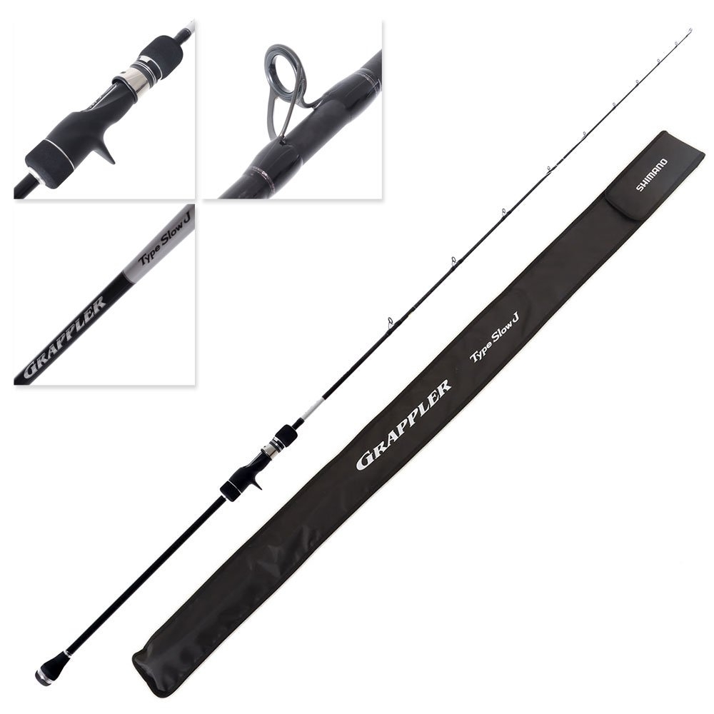 Shimano 25 Grappler Type SJ B666 Slow Jig OH Rod 6ft 6in PE4 500g 2pc