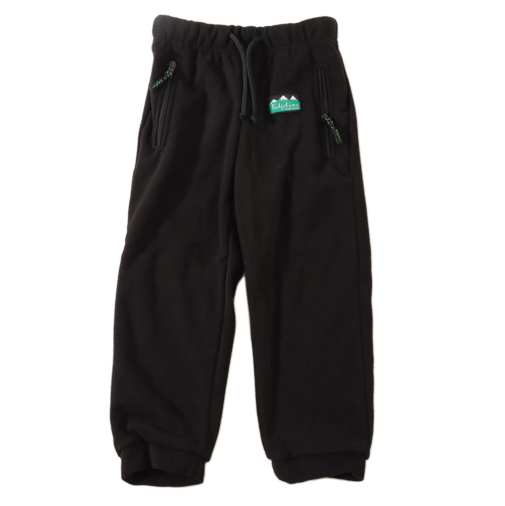 Ridgeline Kids Pursuit II 4-Piece Fleece Layering Pack Black Orange Blaze