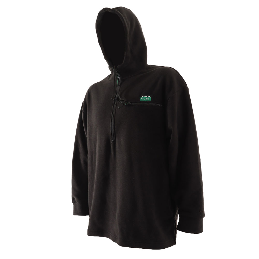 Ridgeline Mens Heritage 4-Piece Fleece Clothing Pack Black 2XL