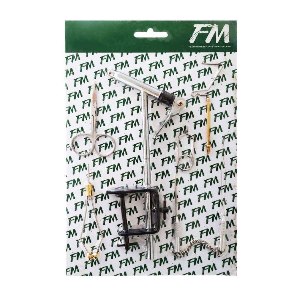 Feather Merchants Fly Tying Tool Kit with Vise