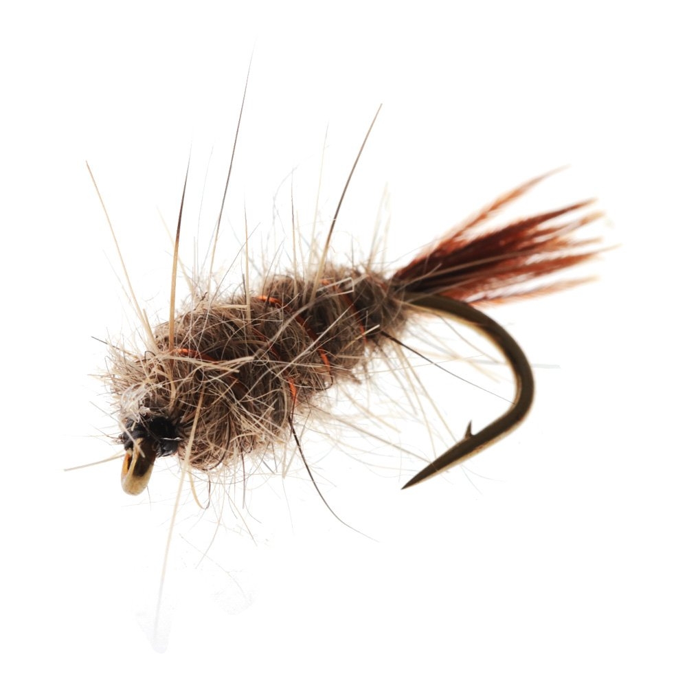 Feather Merchants Hare and Copper Weighted Trout Fly #12