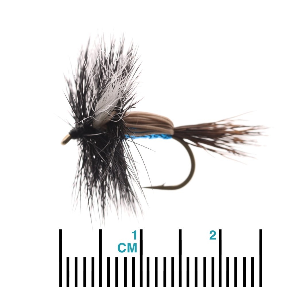 Feather Merchants Humpy Dry Fly Blue #10